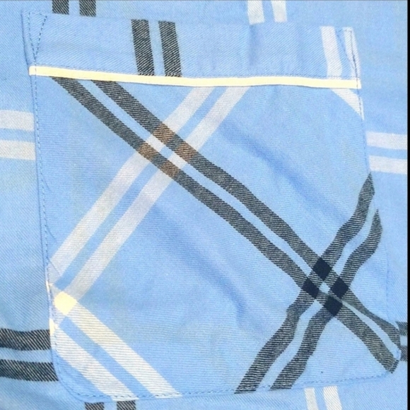 Wondershop Plaid Flannel 2pc Pajama Set, Blue - Various Sz 1x, 2x NWT - Picture 4 of 15
